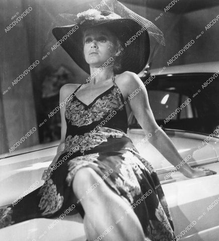 crp-11125 1974 Donna Mills sitting on a Rolls Royce automobile TV Thriller ep One Deadly Owner crp-11125