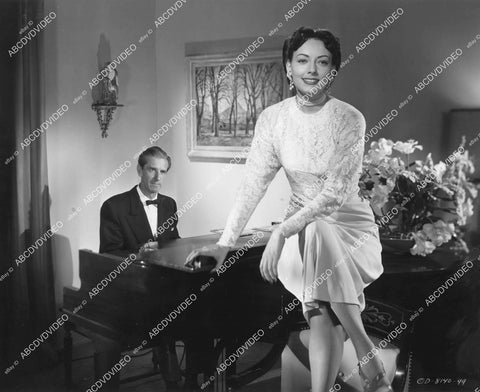crp-11151 1953 Helene Stanton sings torch song from piano top film One Girl's Confession crp-11151