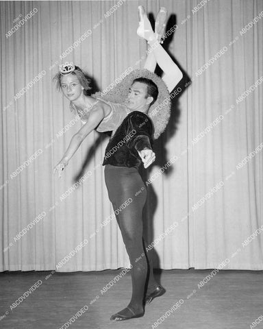 crp-01119 1950's ballet dancers Sharon Cunningham, John Morell Blue Bird Eva Lorraines Golden State Dancers crp-01119