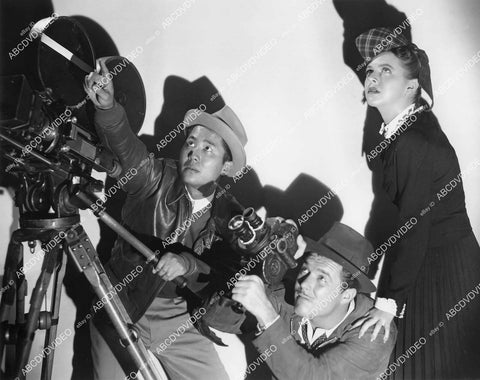 crp-11207 1939 Keye Luke, James Craig, Betty Furness w old newsreel camera film North of Shanghai crp-11207