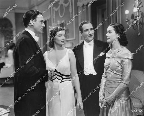 crp-11325 1938 Myrna Loy, John Miljan, Rosalind Russell, Leonard Penn film Man-Proof crp-11325