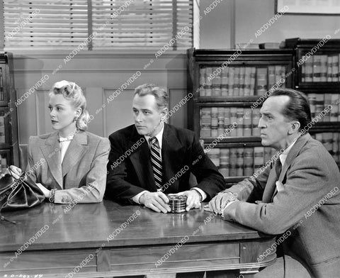 crp-11377 1946 George Macready, Leslie Brooks, Richard Hale film The Man Who Dared crp-11377