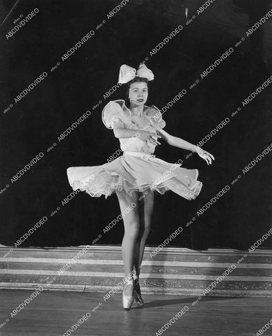 crp-01145 1940's ballet dancer Roberta Launspach prima ballerina production Coppelia crp-01145