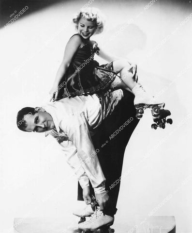 crp-11615 1940's roller skating specialty dancers team Propelling Cole's crp-11615