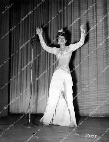 crp-11643 1940's sexy unknown female black singer dancer crp-11643