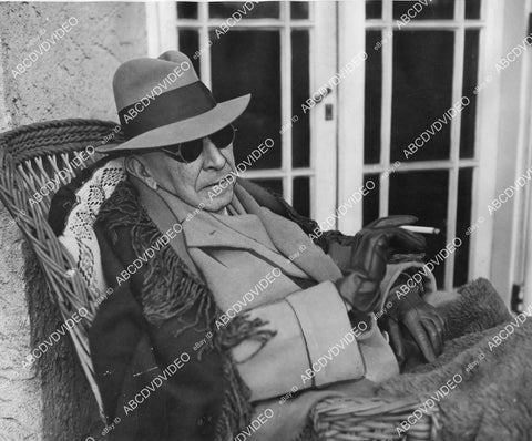 crp-11707 1931 news photo author Booth Tarkington recovers after cataract surgery crp-11707