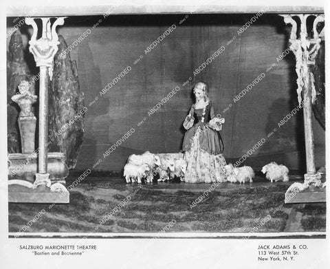 crp-11818 1953 Salzburg Marionette Theatre Bastien and Bastienne crp-11818