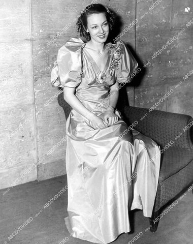 crp-11918 1936 beautiful radio singer Trudy Wood at Biltmore Hotel LA crp-11918
