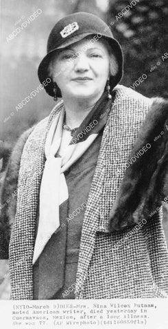 crp-11957 1962 author screenwriter Nina Wilcox Putnam (The Mummy) obit crp-11957