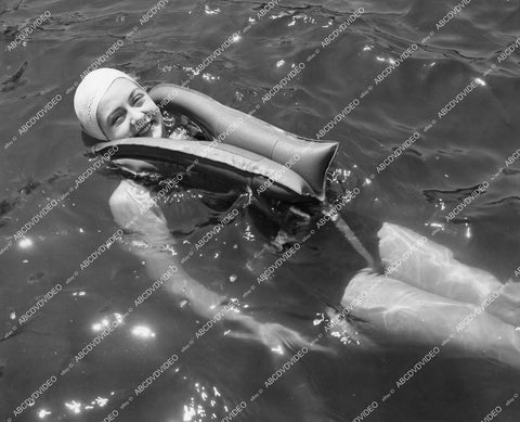 crp-11979 1930's aviation life vest for Uncle Sam flyers modeled by cutie pie Elaine Eversole crp-11979