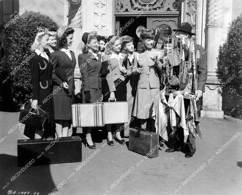 crp-12100 1944 Jane Frazee, Joan Davis, Judy Clark & all girl band film Beautiful But Broke crp-12100