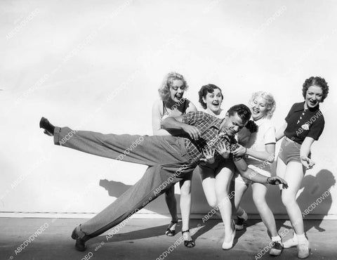 crp-01214 1936 chorus girls dancers Jacqueline Daix,Mary Dees,Gay Delys,Sugar Geise at MGM Studios film Born to Dance crp-01214