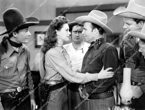 crp-12163 1943 Russell Hayden, Shirley Patterson, Bob Wills & His Texas Playboys film The Vigilantes Ride crp-12163