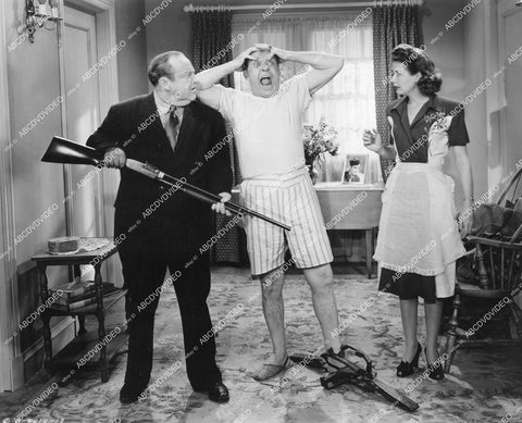 crp-12262 1944 Arthur Q Bryan, Harry Langdon, Claire Rochelle short subject film Mopey Dopes crp-12262