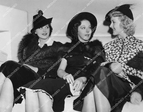 crp-01232 1937 chorus girls dancers getting off duty MGM Studios film Broadway Melody of 1938 crp-01232