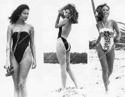crp-12420 1979 sexy Maxie Clark & Debbie DeFranco bikini models TV Suit Yourself Swimwear '79 crp-12420