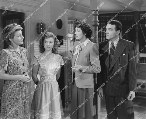 crp-12533 1945 Mary Philips, Shirley Temple, Katherine Alexander, Walter Abel film Kiss and Tell crp-12533