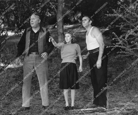 crp-12683 1940 Emory Parnell, Edith Fellows, Victor Killian film Out West with the Peppers crp-12683