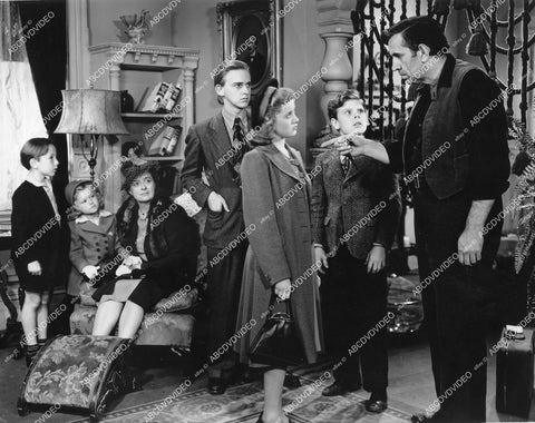 crp-12700 1940 Victor Killian, Dorothy Anne Seese, Edith Fellows, Dorothy Peterson, Tommy Bond, Bobby Larson film Out West with the Peppers crp-12700