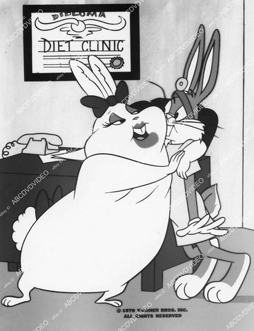crp-01284 1986 animated characters Bugs Bunny & Millicent TV Bugs Bunny Thanksgiving Diet crp-01284