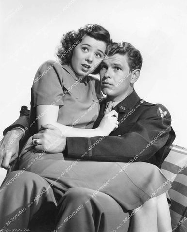 crp-12900 1945 Loren Tindall, Jeff Donnell portrait film Over 21 crp-12900