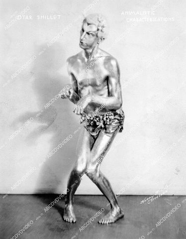 crp-13013 1930's gold gilded Otar Shillet performance artist live stage show crp-13013
