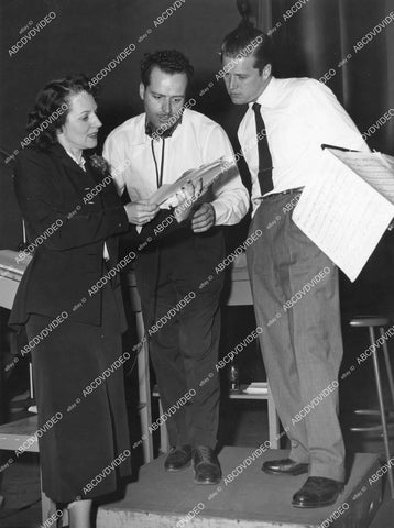 crp-13044 1940's opera singer Nadine Conner, Carmen Dragon, Gordon MacRae radio show The Railroad Hour crp-13044