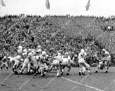 crp-13051 1950 news photo college football Al Pollard, Doc Blanchard West Poiny vs Columbia crp-13051