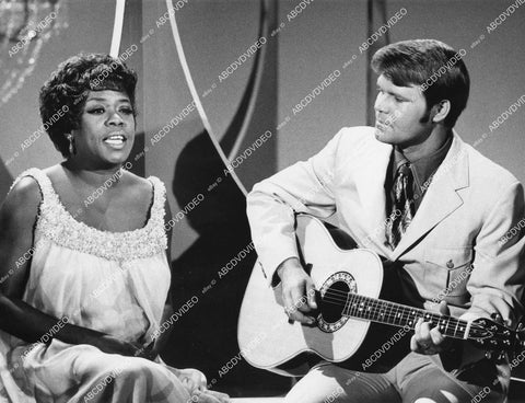 crp-13196 1960's Ella Fitzgerald & Glen Campbell unknown TV appear crp-13196