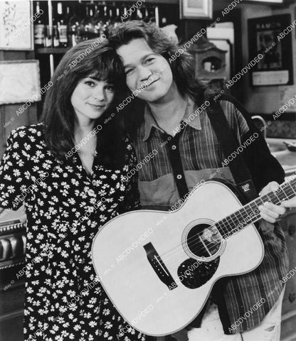 crp-01322 1993 Valerie Bertinelli, Eddie Van Halen TV Café American crp-01322