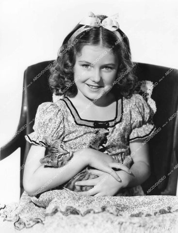 crp-13305 1935 child star Marilyn Knowlden w her cat film David Copperfiled crp-13305