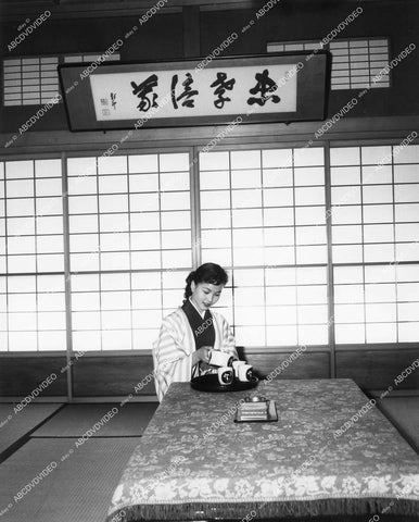 crp-13344 1955 beautiful Japanese actress Mitsuko Kimura portrait film Three Stripes in the Sun crp-13344