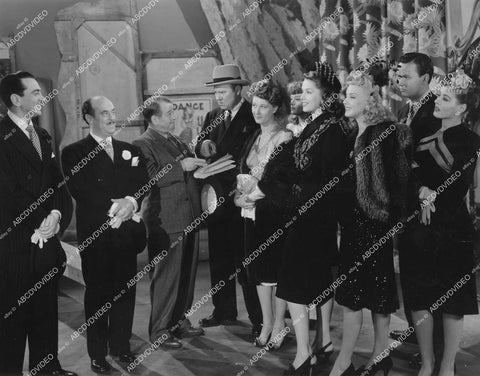 crp-13368 1943 Muni Seroff, Max Willenz, Douglas Leavitt, Emory Parnell, Joan Davis, Leslie Brooks, Jinx Falkenburg, Ann Savage, Bob Haymes, Ramsay Ames film Two Senoritas from Chicago crp-13368