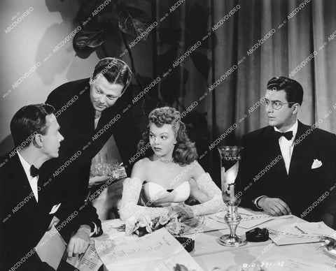crp-13396 1947 Rick Vallin, John Meredith, Jean Porter, Jimmy Lloyd film Two Blondes and a Redhead crp-13396