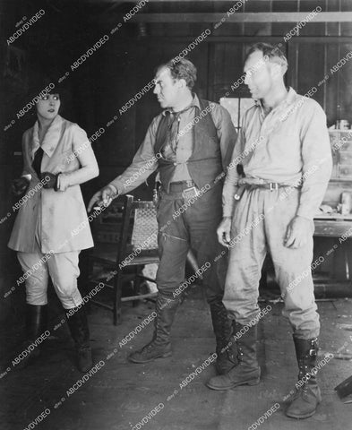 crp-13459 1923 Harry Carter, Edith Johnson, Ralph McCullough silent serial film The Steel Trail crp-13459