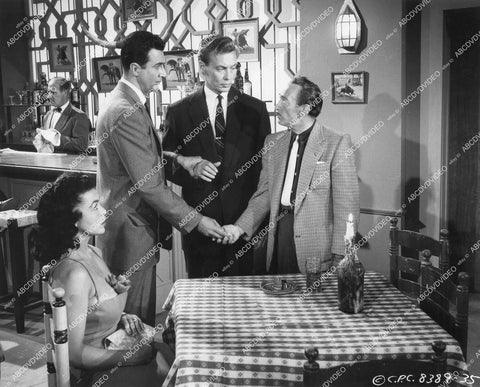 crp-13566 1957 Suzanne Ridgway, George E Stone, Robert McQueeney, Rick Vallin film The Tijuana Story crp-13566