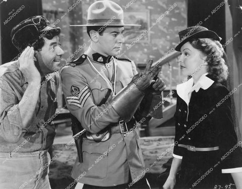 crp-13645 1940 James Newill, Louise Stanley RCMP film Renfrew of the Royal Mounted Sky Bandits crp-13645