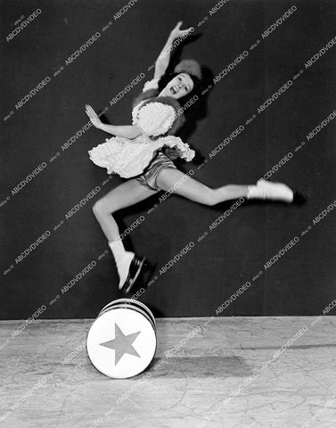 crp-13649 1939 ice skater La Verne Busher flying through the air film Ice Follies of 1939 crp-13649