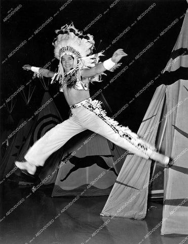 crp-13662 1939 ice skaters Roy Shipstad American Indian routine film Ice Follies of 1939 crp-13662