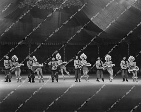 crp-13666 1939 ice skater beauties in Russian dance number routine film Ice Follies of 1939 crp-13666