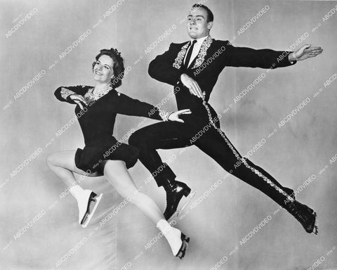 crp-13674 1961 Canadian ice skaters Barbara Wagner & Robert Paul TV All Star Figure Skating Tribute crp-13674