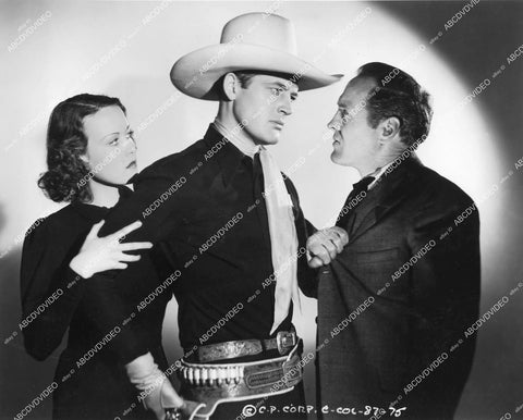 crp-13716 1937 Barbara Weeks, Charles Starrett film Two Fisted Sheriff crp-13716