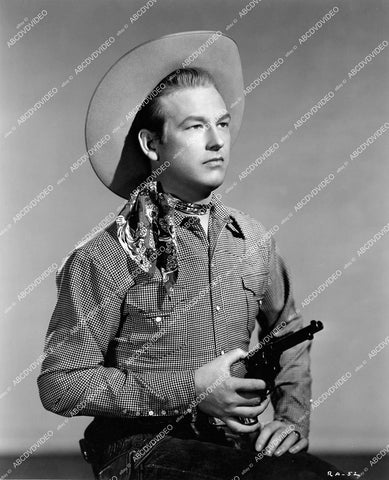 crp-13798 1949 Rex Allen w six shooter portrait crp-13798
