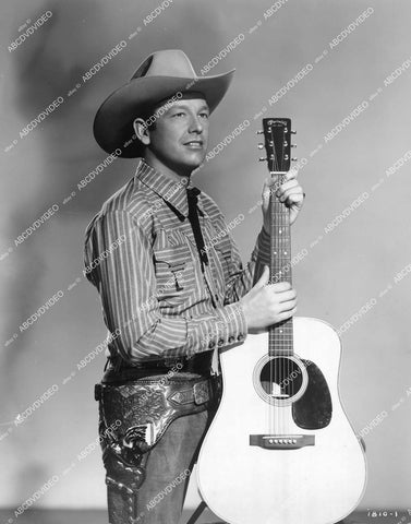 crp-13799 1952 Rex Allen w his guitar portrait film Colorado Sundown crp-13799