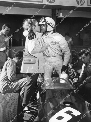 crp-01379 1969 Darren McGavin, Juliet Mills at the racecar TV showing film The Challengers crp-01379