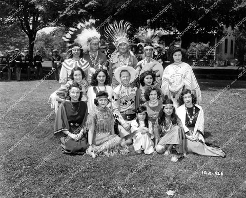 crp-13805 1950's Rex Allen does Washington D.C. & suburbs tour visits Native American Indian school crp-13805