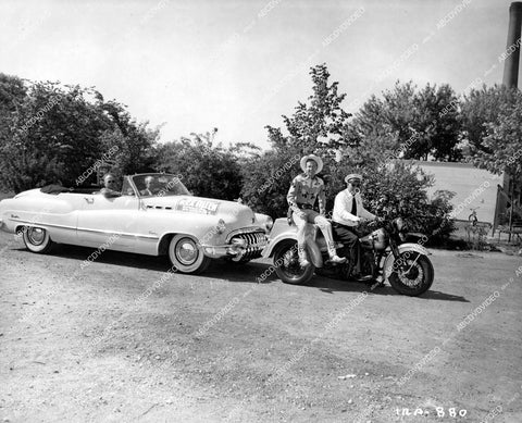 crp-13814 1950's Rex Allen does Washington D.C. & suburbs tour in local parade crp-13814