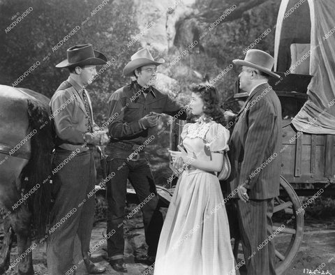 crp-13820 1949 Harry Lauter, Allan Lane, Helene Stanley, John Hamilton film Bandit King of Texas crp-13820