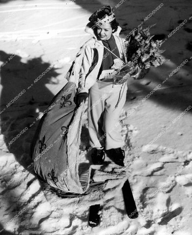 crp-13837 1930's pretty snow queen Charlotte Dabney Halloran crp-13837