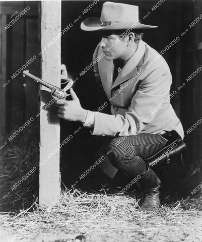 crp-01385 1958 handsome Wade Preston w his six shooter TV Colt .45 crp-01385